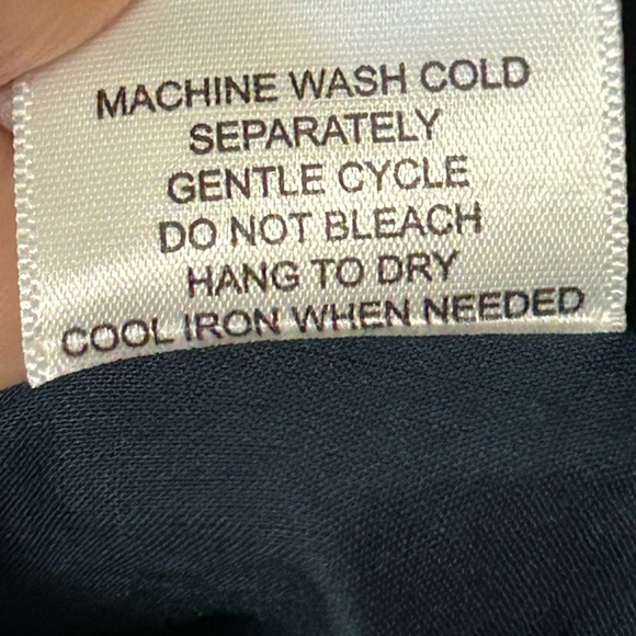 Navy Blue White Polka Dot Halter dress, Bea & Dot by Modcloth, Size L - Picture 8 of 9